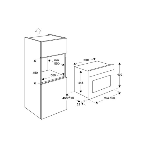 Духовой шкаф Bertazzoni F457HERVTAC