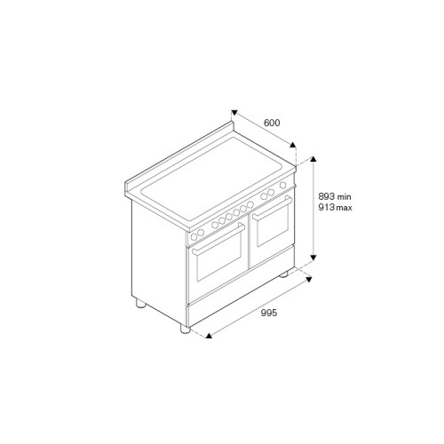 Плита Bertazzoni HER106L2ENET
