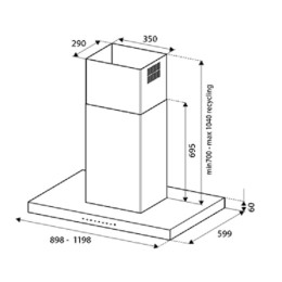 Вытяжка Bertazzoni KTI120P1AXT