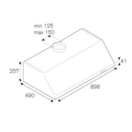 Вытяжка Bertazzoni KU90PRO1XA