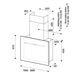 Вытяжка Bertazzoni KV90PRO1NA