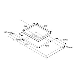 Варочная поверхность Bertazzoni P604LMODX
