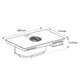 Варочная поверхность Bertazzoni P804ICH2M30NC