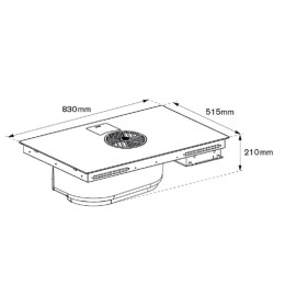 Варочная поверхность Bertazzoni P804ICH2M37NT