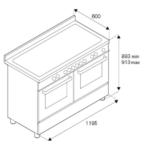 Плита Bertazzoni PRO125I2ENET