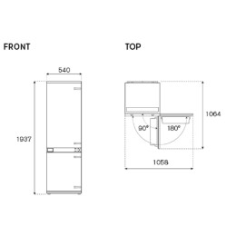 Холодильник Bertazzoni REF604BBNPTC