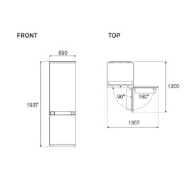 Холодильник Bertazzoni REF704BBNPTC