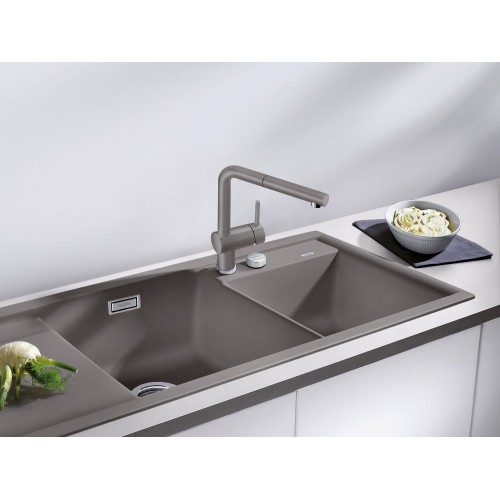 Смеситель Blanco 517621 LINUS-S SILGRANIT серый беж