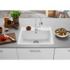 Смеситель Blanco 521457 MIDA-S белый(выдвижной шланг)