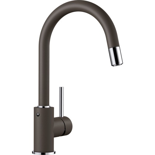 Смеситель Blanco 521461 MIDA-S кофе (выдвижной шланг)