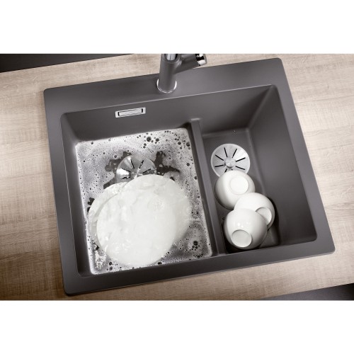 Мойка Blanco PLEON 6 Split Silgranit тёмная скала