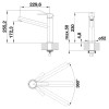 Смеситель Blanco 523118 AMBIS нерж. сталь