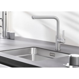Смеситель Blanco 523122 LANORA нерж. сталь