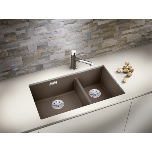 Мойка Blanco SUBLINE 430/270-U Silgranit серый беж