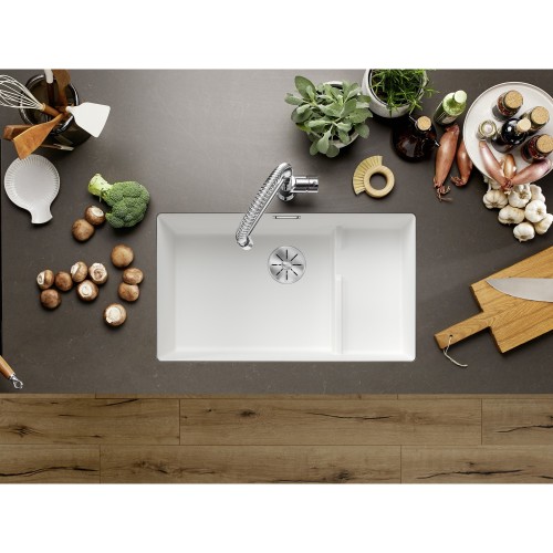 Мойка Blanco SUBLINE 700-U Level Silgranit белый