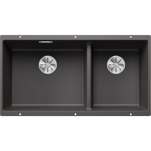 Мойка Blanco SUBLINE 480/320-U Silgranit тёмная скала