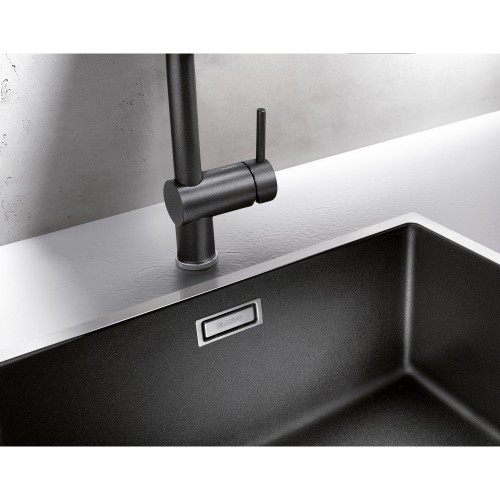 Мойка Blanco SUBLINE 500-IF SteelFrame Silgranit антрацит