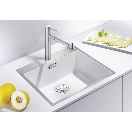 Мойка Blanco SUBLINE 500-IF/A SteelFrame Silgranit антрацит