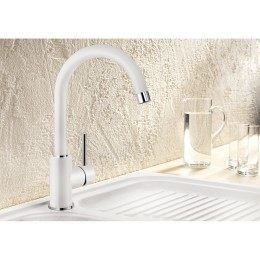 Смеситель Blanco 524204 (519418) MIDA белый
