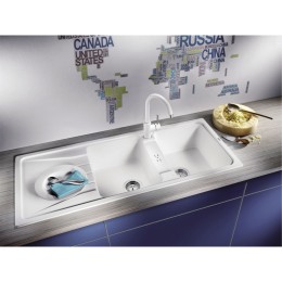 Смеситель Blanco 524204 (519418) MIDA белый