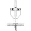 Смеситель Blanco 524207 MIDA серый беж смеситель