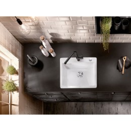 Смеситель Blanco 525807 LINUS-S матовый черный (выдвижной шланг)