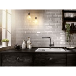 Смеситель Blanco 525807 LINUS-S матовый черный (выдвижной шланг)