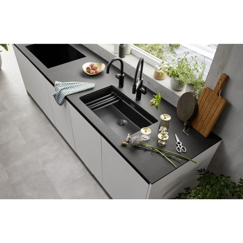 Мойка Blanco ETAGON 700-U Silgranit черный