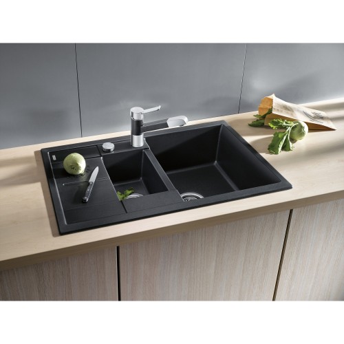 Мойка Blanco METRA 6 S Compact Silgranit черный