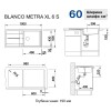 Мойка Blanco METRA XL 6 S Silgranit черный