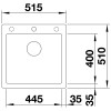 Мойка Blanco PLEON 5 Silgranit черный