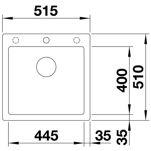 Мойка Blanco PLEON 5 Silgranit черный