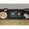 Мойка Blanco SUBLINE 430/270-U Silgranit черный