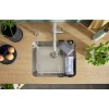 Мойка Blanco 526122 SOLIS 500-U InFino (238644+234073) нерж.сталь пол. мойка (стоп)