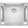 Мойка Blanco 526122 SOLIS 500-U InFino (238644+234073) нерж.сталь пол. мойка (стоп)