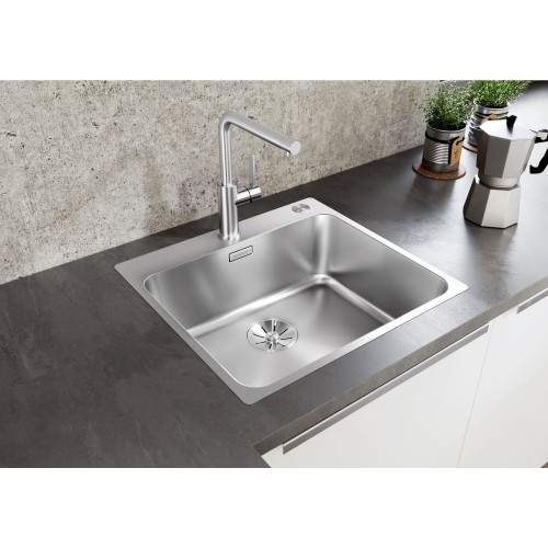 Мойка Blanco 526124 SOLIS 500-IF/A InFino нерж. сталь пол. (стоп)