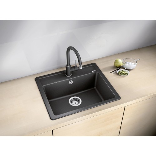 Смеситель Blanco 526146 MIDA-S черный (выдвижной шланг)