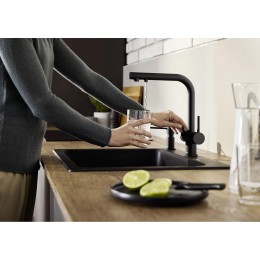 Смеситель Blanco 526235 FONTAS II черный