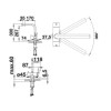 Смеситель Blanco 526235 FONTAS II черный