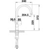Смеситель Blanco 526271 TRIMA темная скала
