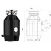 Измельчитель пищевых отходов Bone Crusher BC 810