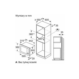 Встраиваемая микроволновая печь Bosch BEL623MB3