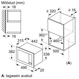 Встраиваемая микроволновая печь Bosch BFL523MB3