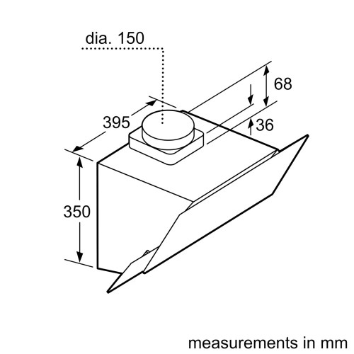 Вытяжка Bosch DWK065G20T