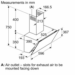 Вытяжка Bosch DWK66PJ20T
