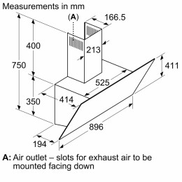 Вытяжка Bosch DWK96PJ60T