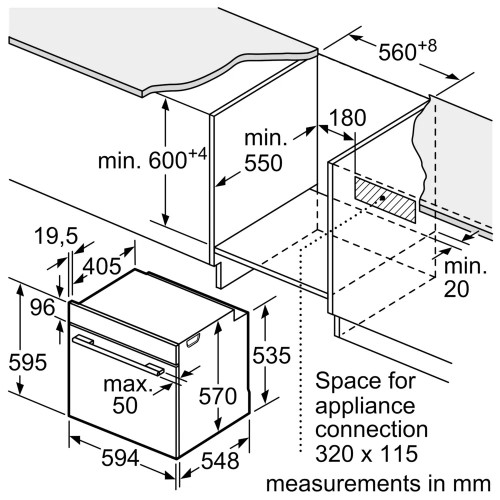 Духовой шкаф Bosch HBG536HW0R