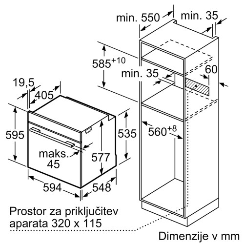Духовой шкаф Bosch HBG7341B1