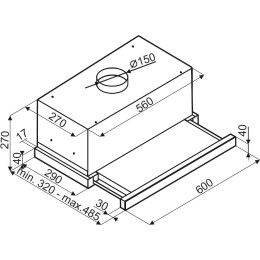 Вытяжка Brandt BHT2611B