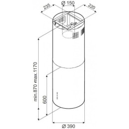 Вытяжка Brandt BHY2353B